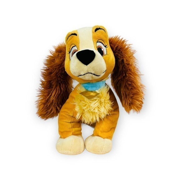 Disney Store Plush Lady Dog 12” Stuffed Animal Classic Vintage - Picture 2 of 8